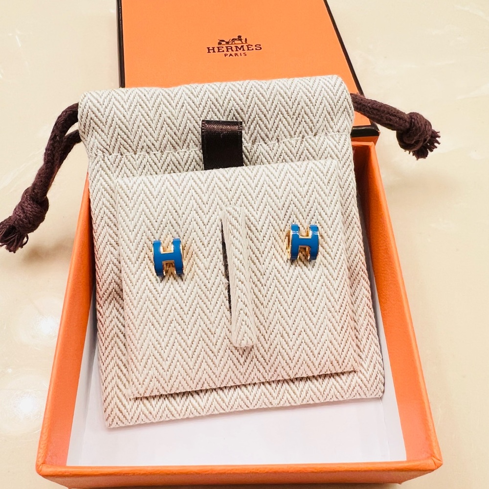 Hermes Mini H Pop Earrings